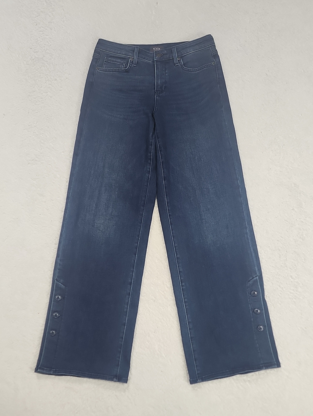 NYDJ Teresa Wide Leg High Rise Stretch Jeans